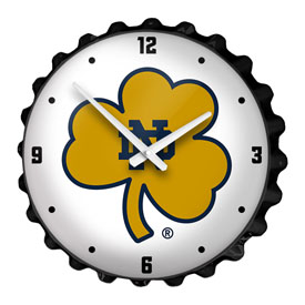 Notre Dame Fighting Irish: Shamrock - Bottle Cap Wall Clock, NCNTRD-540-02