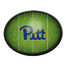 Pitt Panthers: On the 50 - Oval Slimline Lighted Wall Sign, NCPITT-140-22