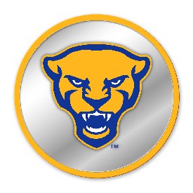 Pitt Panthers: Mascot - Modern Disc Mirrored Wall Sign, FNB-NCPITT-235-02A Pitt Panthers: Mascot - Modern Disc Mirrored Wall Sign, FNB-NCPITT-235-02A