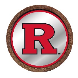 Rutgers Scarlet Knights: Mirrored Barrel Top Mirrored Wall Sign, NCRTGR-245-01