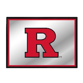 Rutgers Scarlet Knights: Framed Mirrored Wall Sign, NCRTGR-265-01