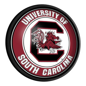 South Carolina Gamecocks: Round Slimline Lighted Wall Sign, NCSCGC-130-01