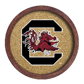 South Carolina Gamecocks: "Faux" Barrel Framed Cork Board, FNB-NCSCGC-632-01A South Carolina Gamecocks: "Faux" Barrel Framed Cork Board, FNB-NCSCGC-632-01A