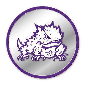 TCU Horned Frogs: Mascot - Modern Disc Mirrored Wall Sign, NCTCUH-235-02