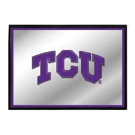 TCU Horned Frogs: Framed Mirrored Wall Sign, NCTCUH-265-01