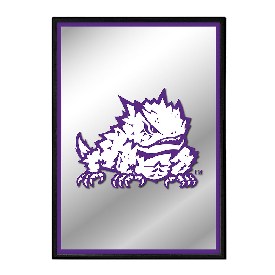 TCU Horned Frogs: Mascot - Framed Mirrored Wall Sign, NCTCUH-275-01