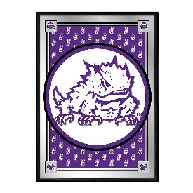 TCU Horned Frogs: Team Spirit, Mascot - Framed Mirrored Wall Sign, NCTCUH-275-02 TCU Horned Frogs: Team Spirit, Mascot - Framed Mirrored Wall Sign, NCTCUH-275-02