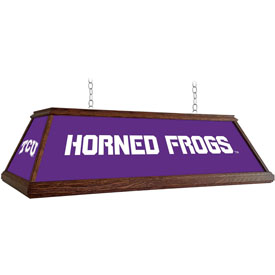 TCU Horned Frogs: Premium Wood Pool Table Light, NCTCUH-330-01