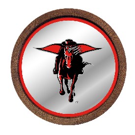 Texas Tech Red Raiders: Mascot - Mirrored Barrel Top Mirrored Wall Sign, NCTTRR-245-02