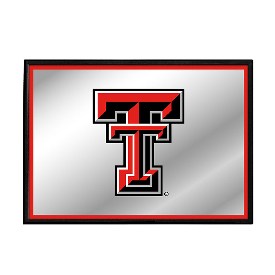 Texas Tech Red Raiders: Framed Mirrored Wall Sign, NCTTRR-265-01