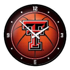 Texas Tech Red Raiders: Basketball - Modern Disc Wall Clock, NCTTRR-510-11