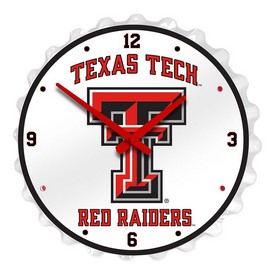 Texas Tech Red Raiders Team Spirit Bottle Cap Wall Clock, FNB-NCTTRR-540 Texas Tech Red Raiders Team Spirit Bottle Cap Wall Clock, FNB-NCTTRR-540
