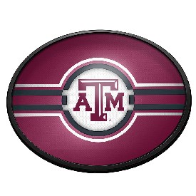 Texas A&M Aggies: Oval Slimline Lighted Wall Sign, FNB-NCTXAM-140-01A Texas A&M Aggies: Oval Slimline Lighted Wall Sign, FNB-NCTXAM-140-01A