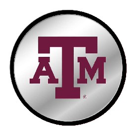Texas A&M Aggies: Modern Disc Mirrored Wall Sign, NCTXAM-235-01