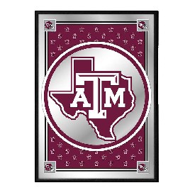 Texas A&M Aggies: Team Spirit, Texas - Framed Mirrored Wall Sign, NCTXAM-275-02 Texas A&M Aggies: Team Spirit, Texas - Framed Mirrored Wall Sign, NCTXAM-275-02