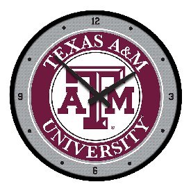 Texas A&M Aggies: Modern Disc Wall Clock, NCTXAM-510-01
