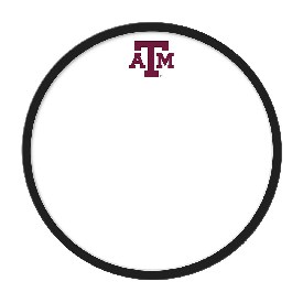 Texas A&M Aggies: Modern Disc Dry Erase Wall Sign, NCTXAM-612-01