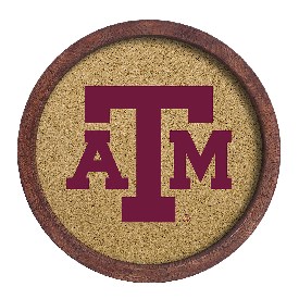 Texas A&M Aggies: "Faux" Barrel Framed Cork Board, FNB-NCTXAM-632-01A Texas A&M Aggies: "Faux" Barrel Framed Cork Board, FNB-NCTXAM-632-01A