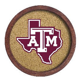 Texas A&M Aggies: Texas - "Faux" Barrel Framed Cork Board, FNB-NCTXAM-632-02A Texas A&M Aggies: Texas - "Faux" Barrel Framed Cork Board, FNB-NCTXAM-632-02A