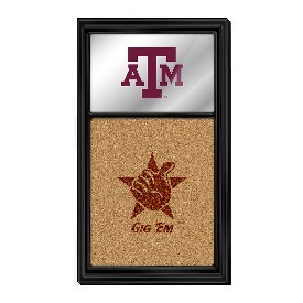 Texas A&M Aggies: Dual Logo - Mirrored Cork Note Board, NCTXAM-645-02