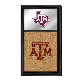 Texas A&M Aggies: Texas Dual Logo - Mirrored Cork Note Board, NCTXAM-645-04