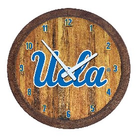 UCLA Bruins: "Faux" Barrel Top Wall Clock, NCUCLA-560-01