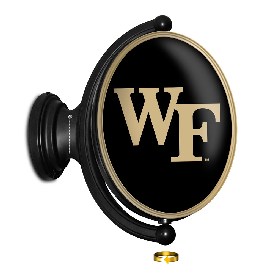 Wake Forest Demon Deacons: Original Oval Rotating Lighted Wall Sign, FNB-NCWAKE-125-01A Wake Forest Demon Deacons: Original Oval Rotating Lighted Wall Sign, FNB-NCWAKE-125-01A