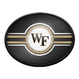Wake Forest Demon Deacons: Oval Slimline Lighted Wall Sign, FNB-NCWAKE-140-01A Wake Forest Demon Deacons: Oval Slimline Lighted Wall Sign, FNB-NCWAKE-140-01A