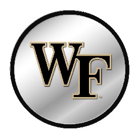 Wake Forest Demon Deacons: Modern Disc Mirrored Wall Sign, NCWAKE-235-01A