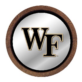 Wake Forest Demon Deacons: "Faux" Barrel Top Mirrored Wall Sign, FNB-NCWAKE-245-01A Wake Forest Demon Deacons: "Faux" Barrel Top Mirrored Wall Sign, FNB-NCWAKE-245-01A