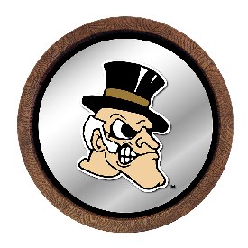 Wake Forest Demon Deacons: Mascot - "Faux" Barrel Top Mirrored Wall Sign, FNB-NCWAKE-245-02A Wake Forest Demon Deacons: Mascot - "Faux" Barrel Top Mirrored Wall Sign, FNB-NCWAKE-245-02A