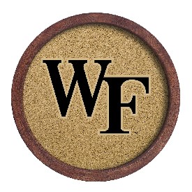 Wake Forest Demon Deacons: "Faux" Barrel Framed Cork Board, FNB-NCWAKE-632-01A Wake Forest Demon Deacons: "Faux" Barrel Framed Cork Board, FNB-NCWAKE-632-01A