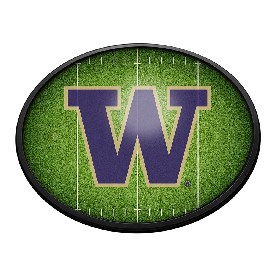 Washington Huskies: On the 50 - Oval Slimline Lighted Wall Sign, NCWASH-140-22