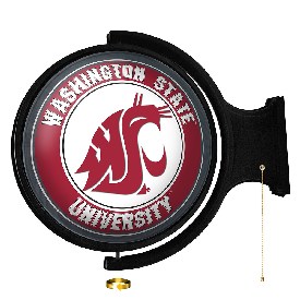 Washington State Cougars: Original Round Rotating Lighted Wall Sign, NCWAST-115-01