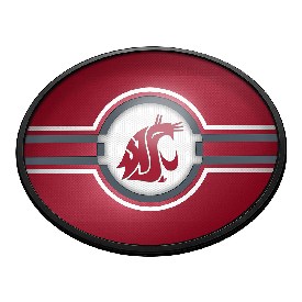 Washington State Cougars: Oval Slimline Lighted Wall Sign, FNB-NCWAST-140-01A Washington State Cougars: Oval Slimline Lighted Wall Sign, FNB-NCWAST-140-01A