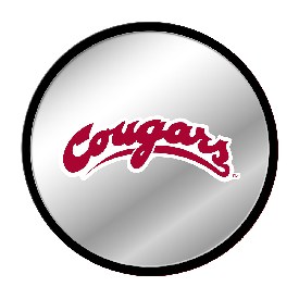 Washington State Cougars: Modern Disc Mirrored Wall Sign, NCWAST-235-02