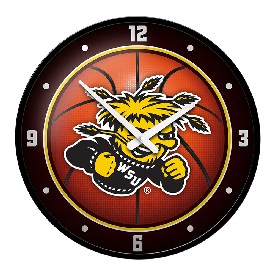 Wichita State Shockers: Basketball - Modern Disc Wall Clock, NCWHST-510-11