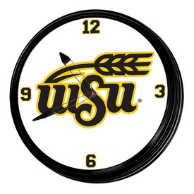 WSU - Wichita State Shockers 19" LED Team Spirit Clock, FNB-NCWHST-550 WSU - Wichita State Shockers 19" LED Team Spirit Clock, FNB-NCWHST-550