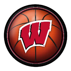 Wisconsin Badgers: Basketball - Modern Disc Wall Sign, NCWISB-230-11