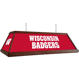 Wisconsin Badgers: Premium Wood Pool Table Light, FNB-NCWISB-330-01A Wisconsin Badgers: Premium Wood Pool Table Light, FNB-NCWISB-330-01A