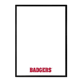 Wisconsin Badgers: Framed Dry Erase Wall Sign, FNB-NCWISB-613-01A Wisconsin Badgers: Framed Dry Erase Wall Sign, FNB-NCWISB-613-01A