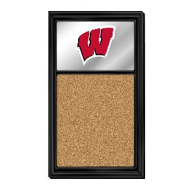Wisconsin Badgers: Mirrored Cork Note Board, NCWISB-645-01