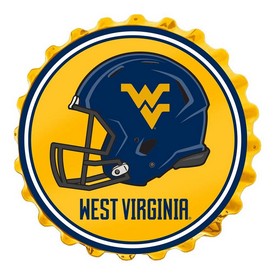 WVU - West Virginia Mountaineers  Team Spirit Bottle Cap Wall Sign, FNB-NCWVIR-210