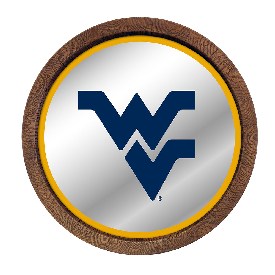 West Virginia Mountaineers: Mirrored Barrel Top Mirrored Wall Sign, FNB-NCWVIR-245-01A West Virginia Mountaineers: Mirrored Barrel Top Mirrored Wall Sign, FNB-NCWVIR-245-01A