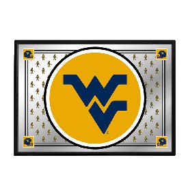 West Virginia Mountaineers: Team Spirit - Framed Mirrored Wall Sign, FNB-NCWVIR-265-02A West Virginia Mountaineers: Team Spirit - Framed Mirrored Wall Sign, FNB-NCWVIR-265-02A