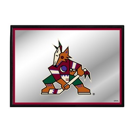 Arizona Coyotes: Framed Mirrored Wall Sign, AGS-NHARIZ-265-01A Arizona Coyotes: Framed Mirrored Wall Sign, AGS-NHARIZ-265-01A