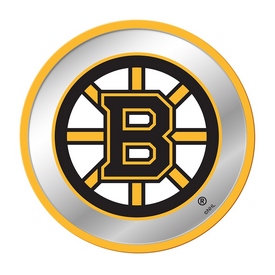 Boston Bruins: Modern Disc Mirrored Wall Sign, AGS-NHBOST-235-01A Boston Bruins: Modern Disc Mirrored Wall Sign, AGS-NHBOST-235-01A