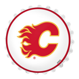 Calgary Flames: Bottle Cap Wall Light, NHCALG-215-01