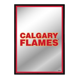 Calgary Flames: Logo - Framed Mirrored Wall Sign, AGS-NHCALG-275-01A Calgary Flames: Logo - Framed Mirrored Wall Sign, AGS-NHCALG-275-01A