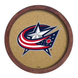 Columbus Blue Jackets: Barrel Top Cork Note Board, FNB-NHCOLU-632-01A Columbus Blue Jackets: Barrel Top Cork Note Board, FNB-NHCOLU-632-01A